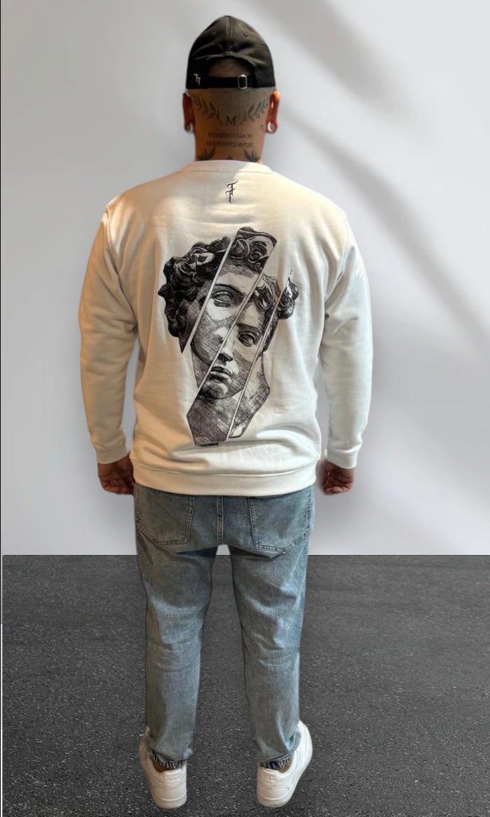 Sudadera blanca TwentyTwo Busto