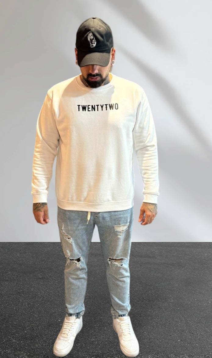 Sudadera blanca TwentyTwo Busto
