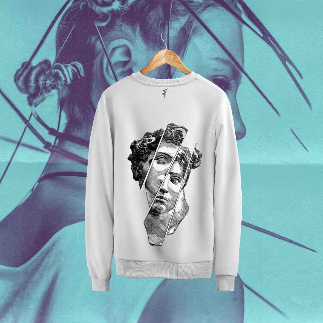 Sudadera blanca TwentyTwo Busto